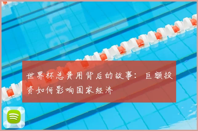 世界杯总费用背后的故事：巨额投资如何影响国家经济