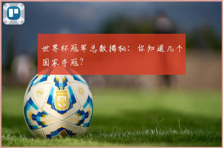 世界杯冠军总数揭秘:你知道几个国家夺冠?