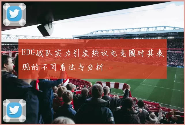 EDG战队实力引发热议电竞圈对其表现的不同看法与分析