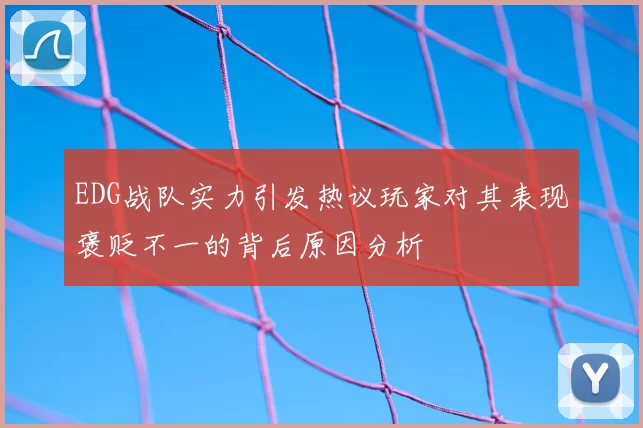 EDG战队实力引发热议玩家对其表现褒贬不一的背后原因分析