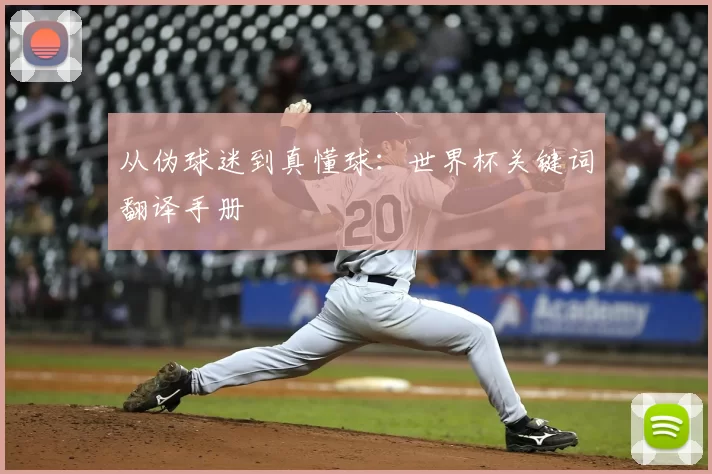 从伪球迷到真懂球：世界杯关键词翻译手册